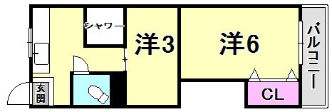 国香マンションの間取り