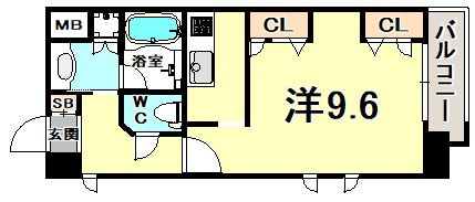 KAISEI新神戸第2WESTの間取り