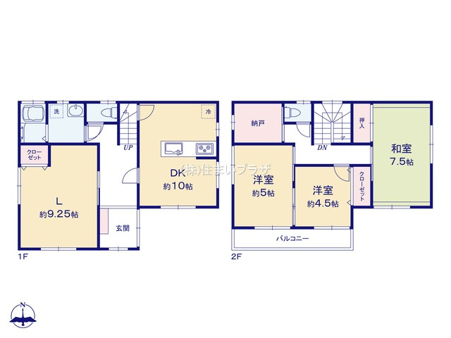 仲介手数料半額）岩倉市石仏町石川の中古住宅の間取り