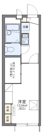 レオパレス武蔵野第３の間取り