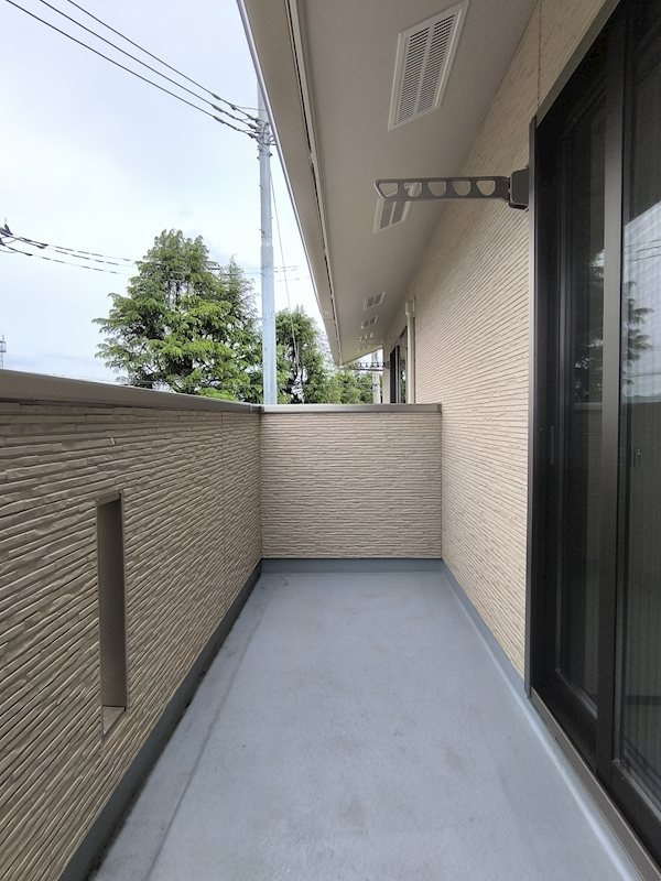 due gatteBのバルコニー