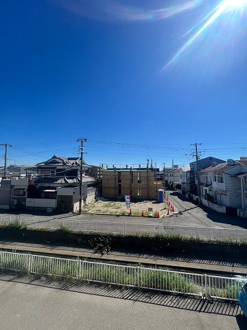 尼崎市上坂部２丁目のアパートの展望