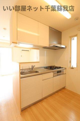 La CreceE棟のキッチン|使いやすいキッチンです