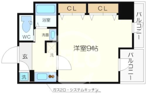 ルクレ西長堀の間取り|プロシード西長堀　間取り