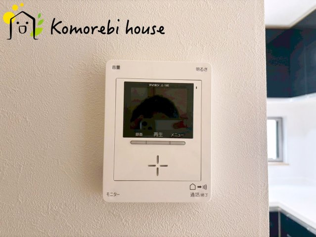 さいたま市西区指扇　中古戸建の防犯設備|モニター付インターホンです
