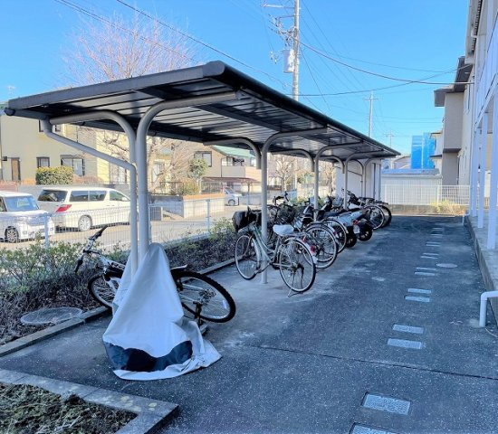 レオパレスホープのその他|屋根付き駐輪場