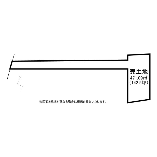 草津市矢橋町4号地　建築条件無し売土地