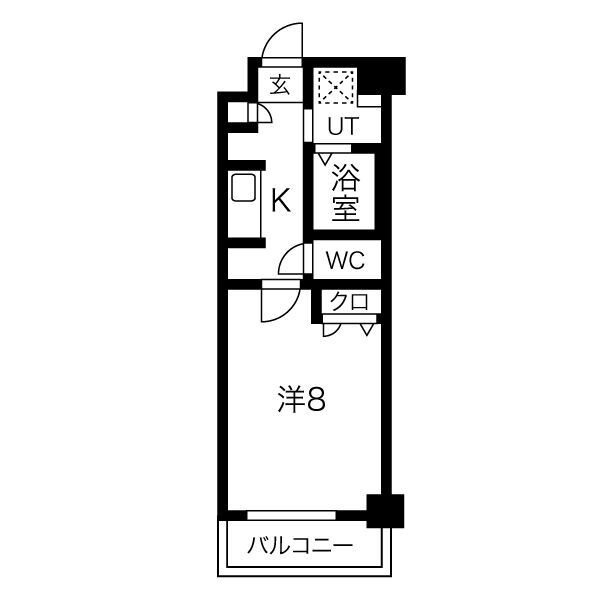 エスティライフ新大阪第2の間取り