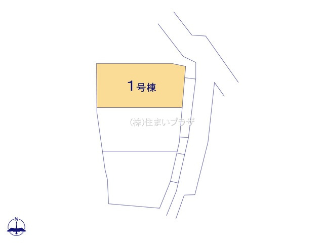 仲介手数料無料）岩倉市本町０１期の区画図