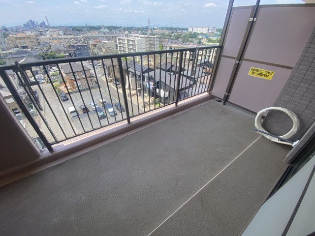 サンヴェール東所沢のバルコニー