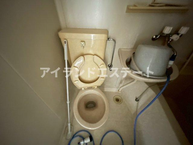 ハイツレインボー　敷金0　礼金0　角部屋のトイレ