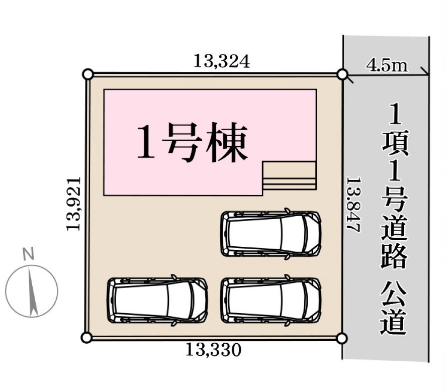 【新築戸建】前橋青柳町第4の区画図|■区画図