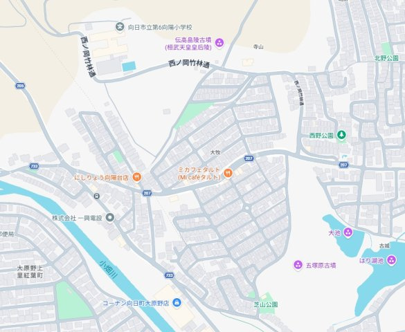 ★向日市寺戸町大牧　第3期　新築一戸建ての地図
