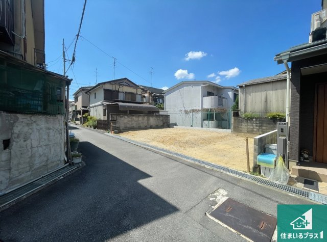 ★向日市寺戸町大牧　第3期　新築一戸建ての外観|周辺は落ち着いた街並みの住宅地！子育てがしやすい住環境です！まだ未完成ですが、現地でしかわからない事もございます。是非一度ご覧ください。