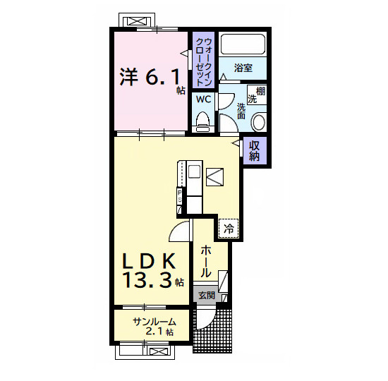 【間取り】 | エクセレント　アークⅡ