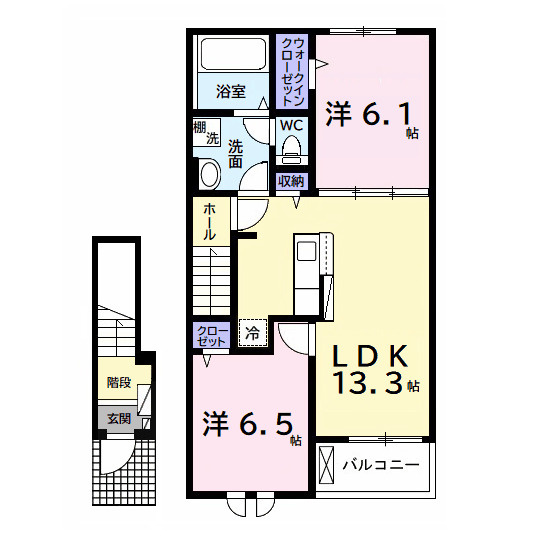 【間取り】 | エクセレント　アークⅠ