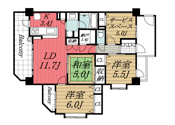 【間取り】