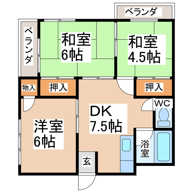 パークサイドの間取り