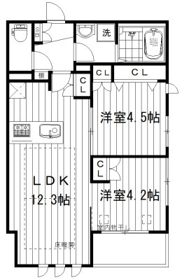 クローレの間取り