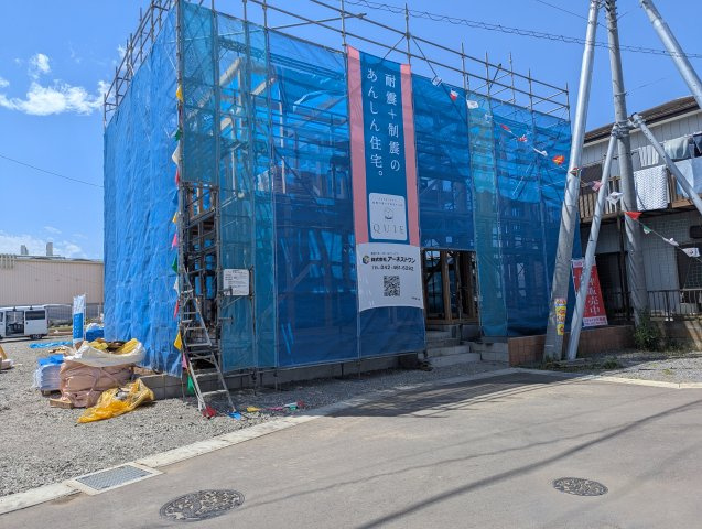 水戸市平須町　第8の外観|外観写真です。2026年2月完成予定！同施工物件の内覧可能です！！お気軽にお問い合わせください。