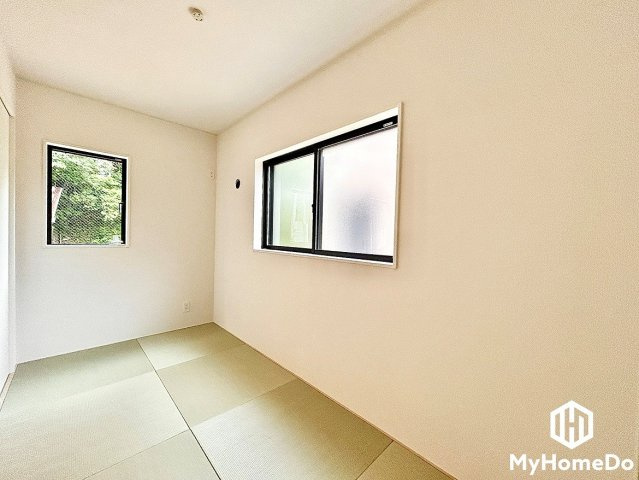 守山区中志段味　第3の和室|リビングの横に隣接している為、開放感がある空間です。