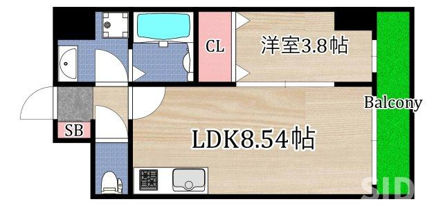 【間取り】 | NINE RESIDENCE