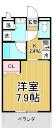 聚楽荘仁川の間取り