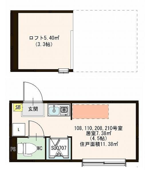 ハーモニーテラス西ヶ原Ⅲの間取り