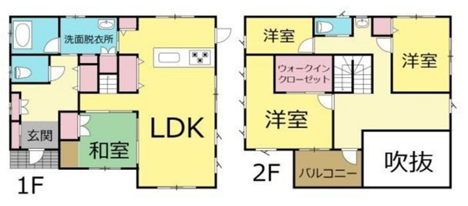 【中古戸建】太田市大原町の間取り|■間取り図｜敷地面積：333.90㎡（約101坪）建物面積：128.35㎡（約38.82坪）