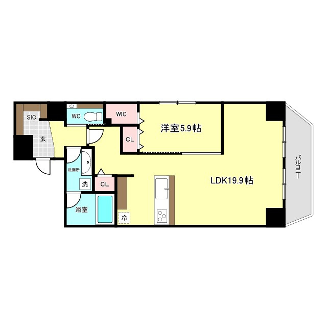 BANIX北堀江の間取り