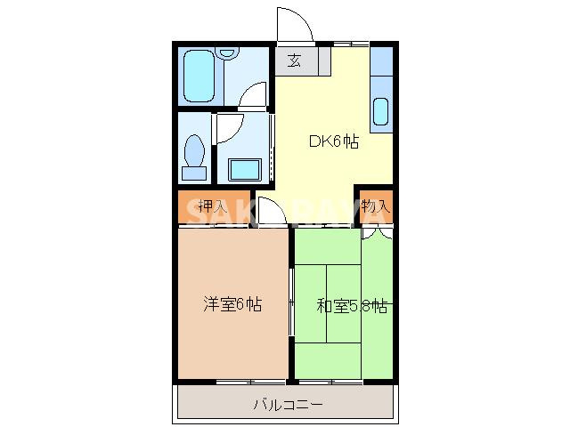 グリーンヒルズ（末広町）の間取り