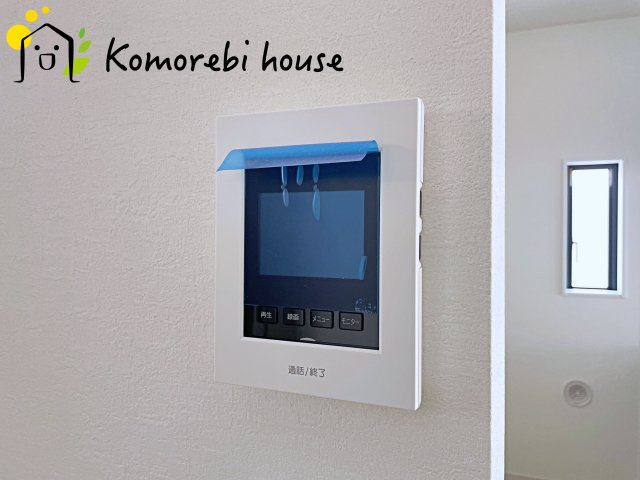 上尾市本町　6期　新築一戸建て　KEIAI GRACE　02の防犯設備|モニター付インターホンです