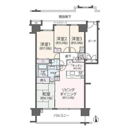 【間取り】 | ココタウンヒルトップマリーナ