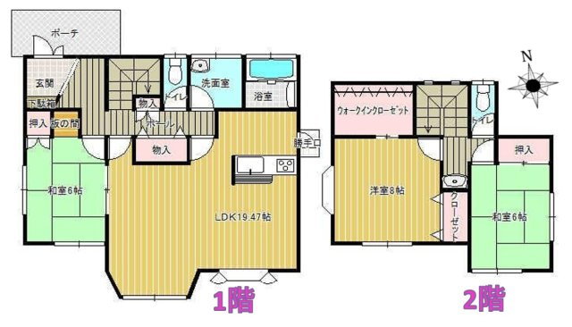 千葉市若葉区北大宮台の間取り