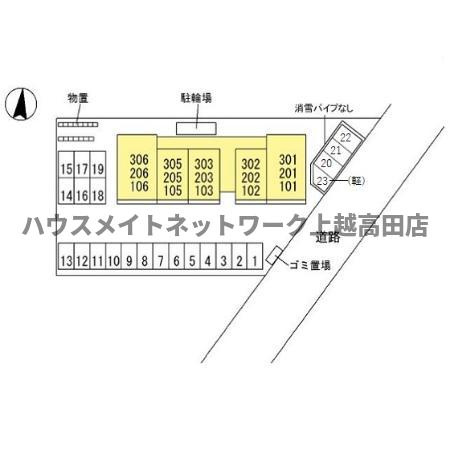 Ｓｋｙ Ｔｅｒｒａｃｅ石橋の区画図|配置図