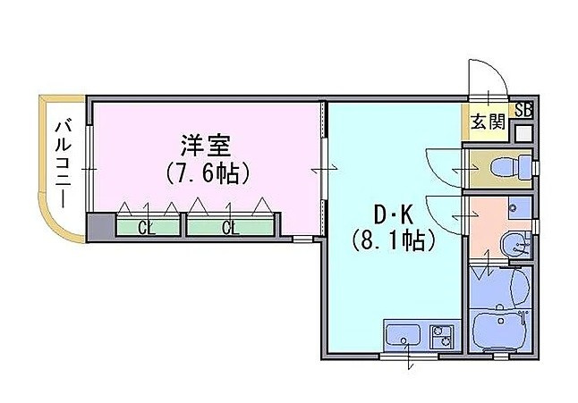 ウエストリュエルの間取り
