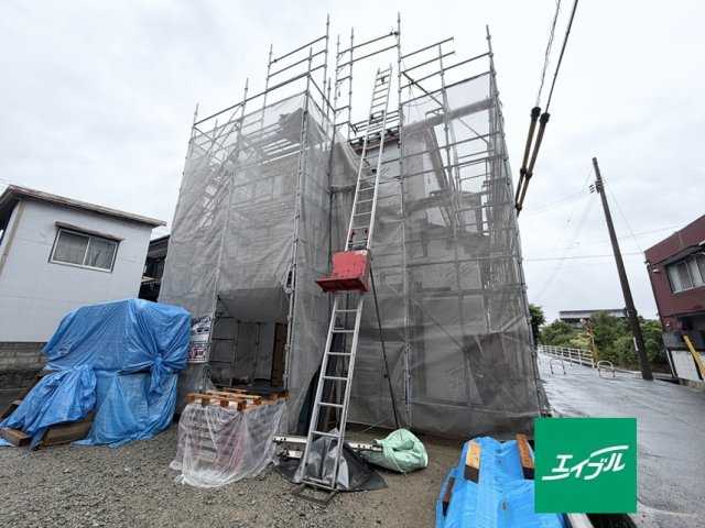 【外観】 | リーブルガーデン児島柳田町 (全1棟) | 建築中(2026年6月上旬撮影)