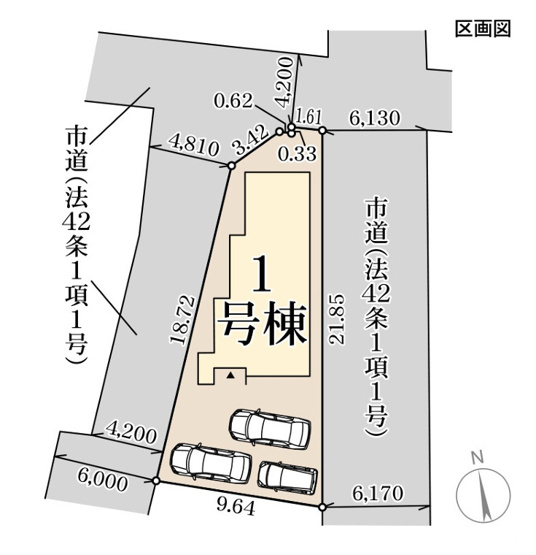 【区画図】 | リーブルガーデン児島柳田町 (全1棟)