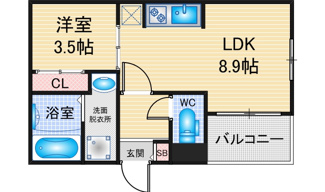 【間取り】 | REGALESTナゴヤドーム南 | 略図の為、現状優先