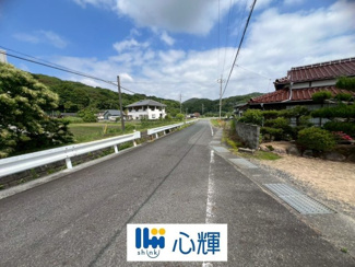 【前面道路含む現地写真】 | 宇部市大字棚井（母屋＋倉庫＋田）／5DK（土地：約690坪）