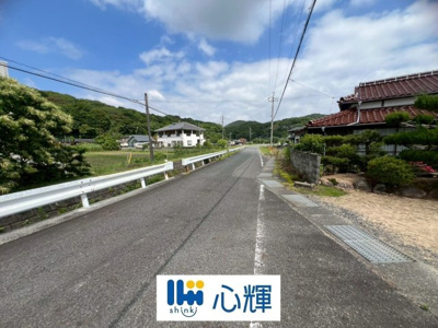 【前面道路含む現地写真】 | 宇部市大字棚井（母屋＋倉庫＋田）／5DK（土地：約690坪）