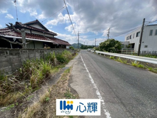 【前面道路含む現地写真】 | 宇部市大字棚井（母屋＋倉庫＋田）／5DK（土地：約690坪）