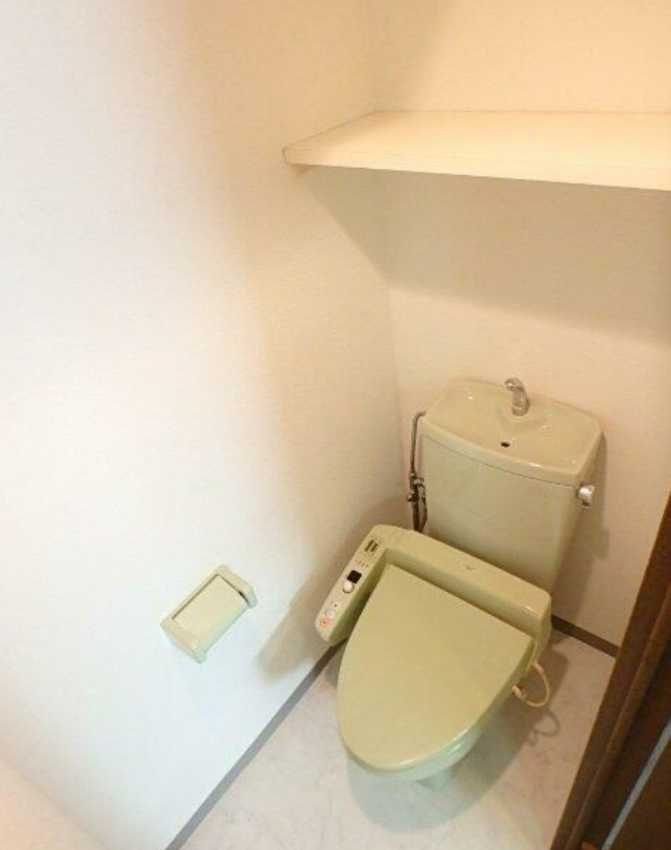 グランド・ガーラ渋谷　分譲賃貸　オートロック　高層階のトイレ