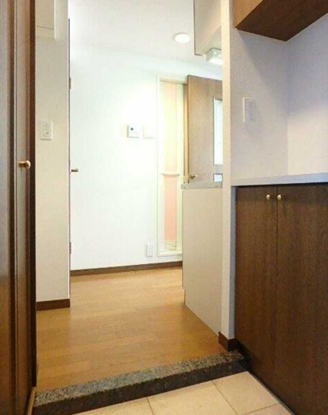 グランド・ガーラ渋谷　分譲賃貸　オートロック　高層階の玄関