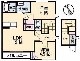 【間取り】 | シャーメゾン・トパーズS