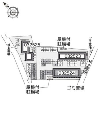 【区画図】 | レオパレスコテナン阿見Ｂ