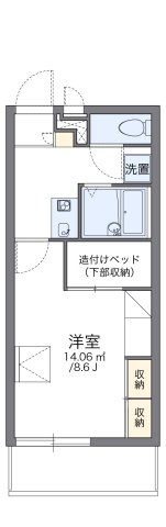 レオパレスベルエポックの間取り