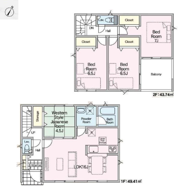 伊奈町小室　第19　新築一戸建て　CRADLE　GARDEN　01の間取り|【全1棟・1号棟】伊奈町小室第19　新築一戸建て　CRADLE　GARDEN　01・4LDK・土地面積128.23m2・建物面積93.15m2