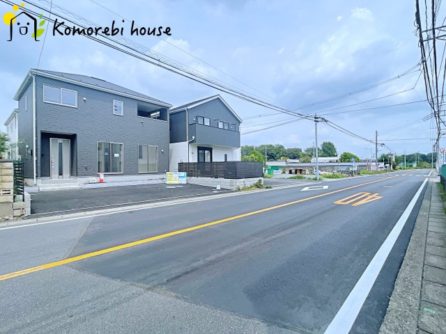 伊奈町小室　第19　新築一戸建て　CRADLE　GARDEN　01の前面道路含む現地写真|前面道路含む現地写真です