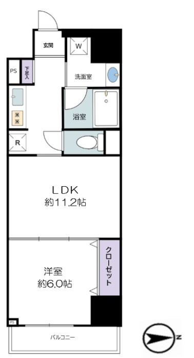 シティインデックス武蔵小山の間取り